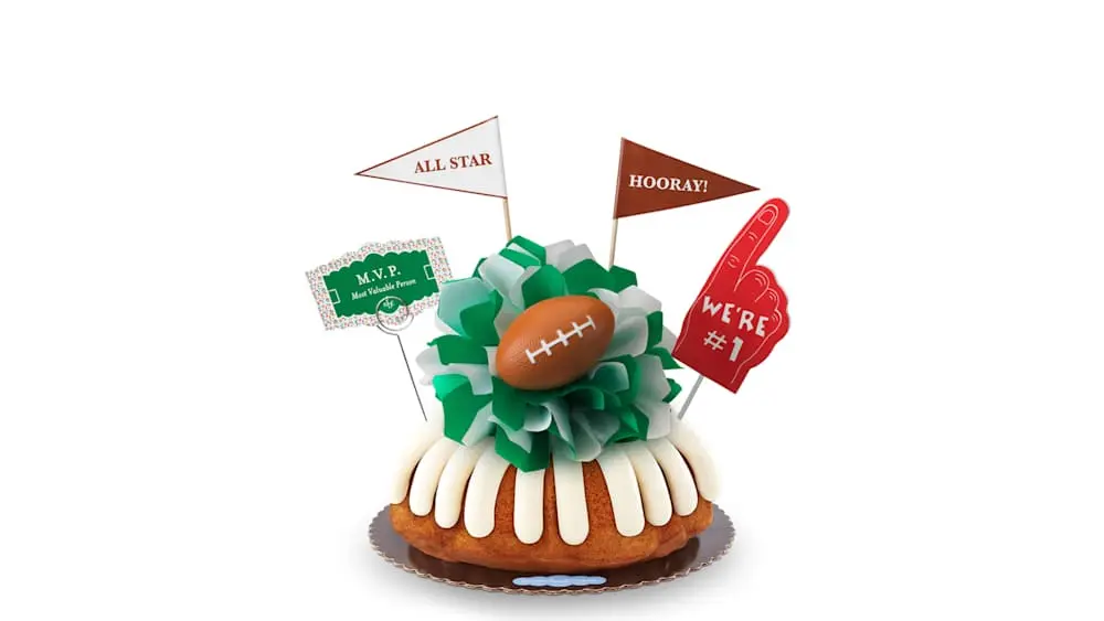 MVP – Football Decorated Bundt at Nothing Bundt Cakes