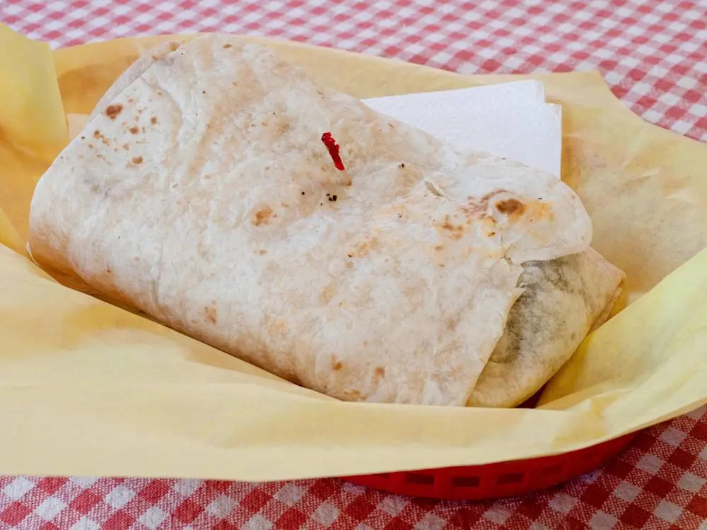 Burrito at Ohlone Deli