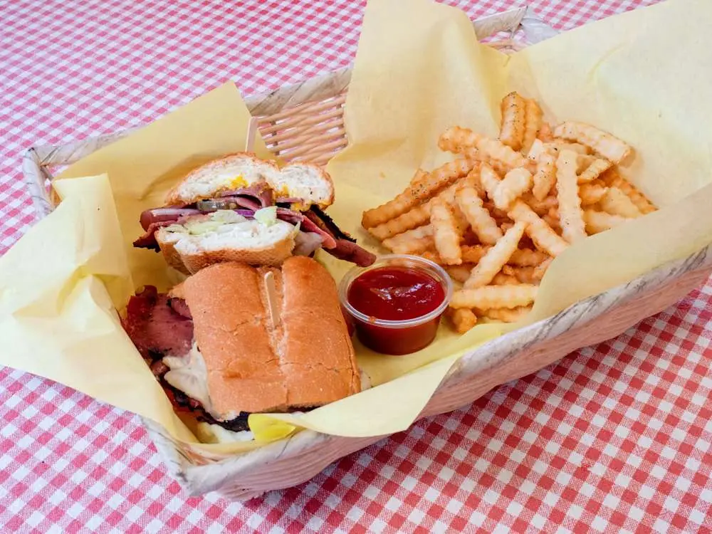 Hot Pastrami Sandwich at Ohlone Deli