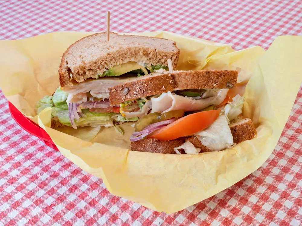 Turkey and Avocado Sandwich at Ohlone Deli