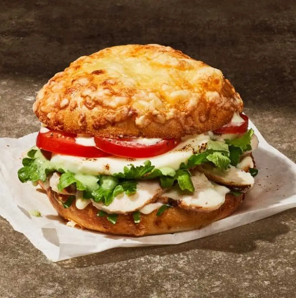 Chicken Roma Asiago Bagel Stack at Panera Bread
