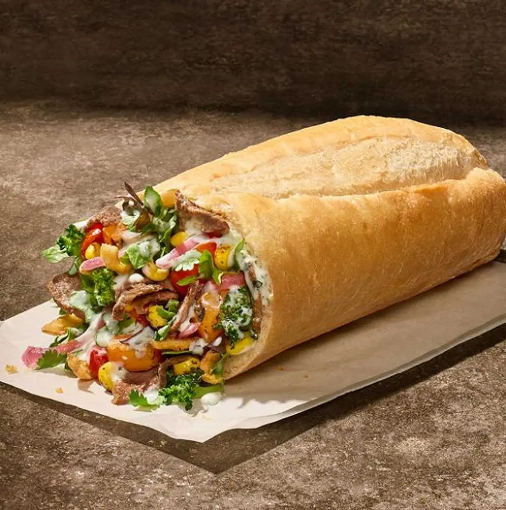 NEW Ultimate Garden Steak Salad Stuffer at Panera Bread