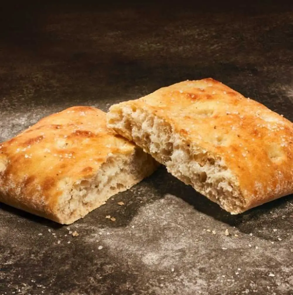 Black Pepper Focaccia at Panera Bread