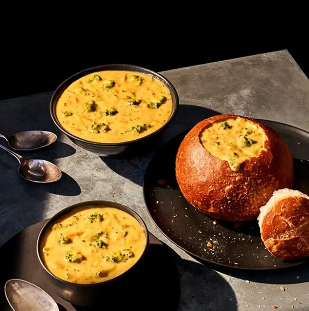 Broccoli Cheddar Soup - Group at Panera Bread