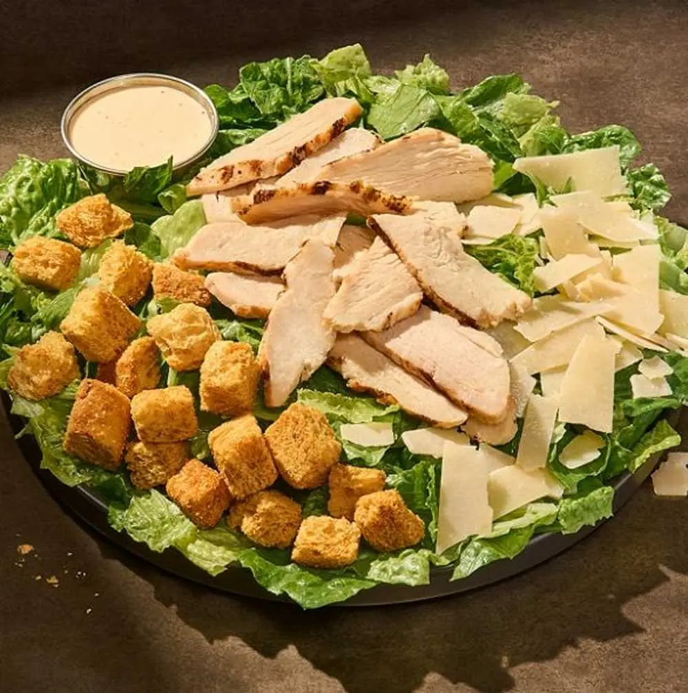 Caesar Salad with Chicken at Panera Bread