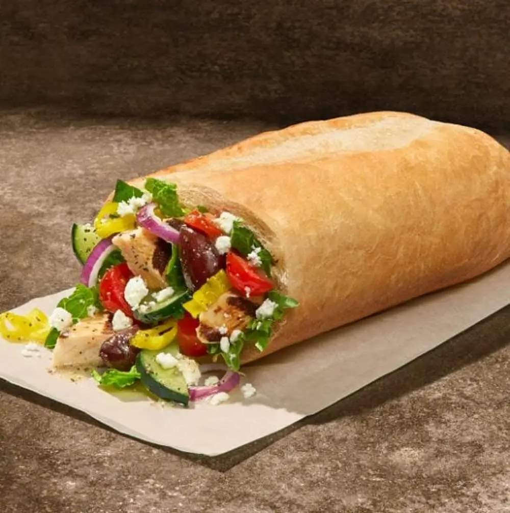 Greek Salad ​Stuffer with Chicken at Panera Bread