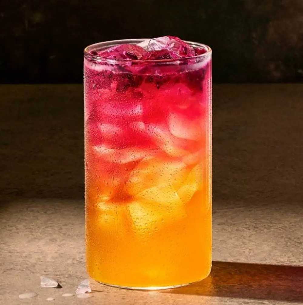 NEW Dragonfruit Sunset Energy Refresher - Naturally Flavored at Panera Bread