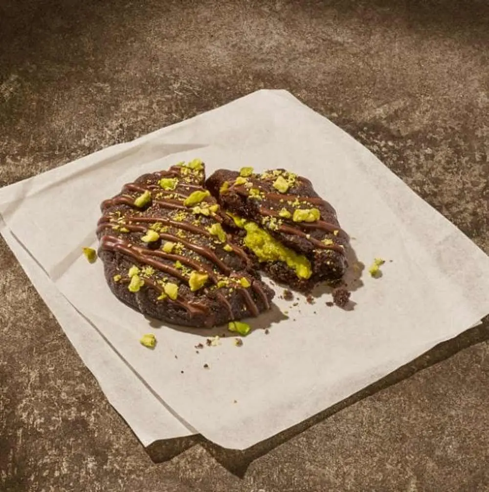 NEW Dubai Style Chocolate Pistachio Cookie at Panera Bread