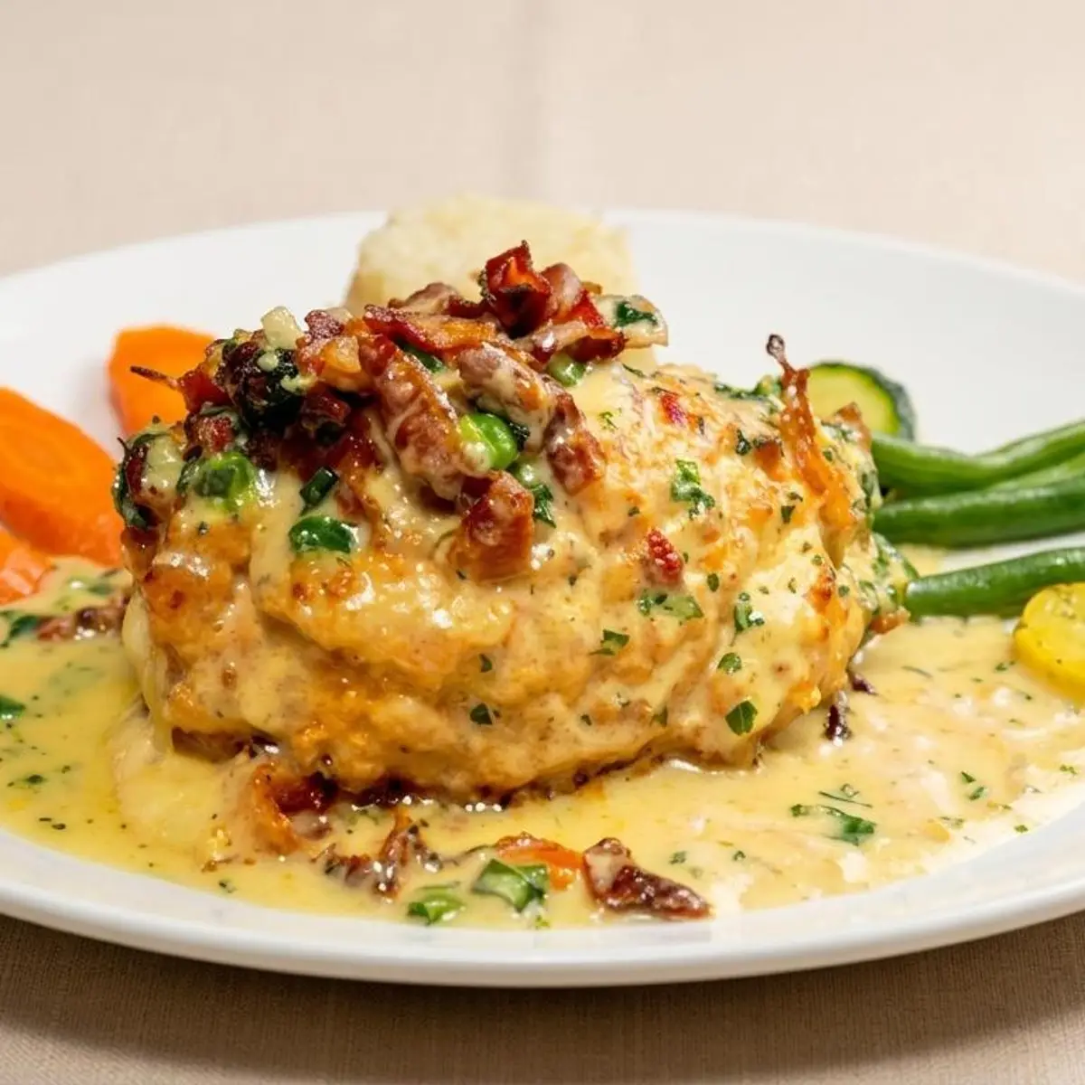 Chicken Cordon Bleu at Papillon Restaurant