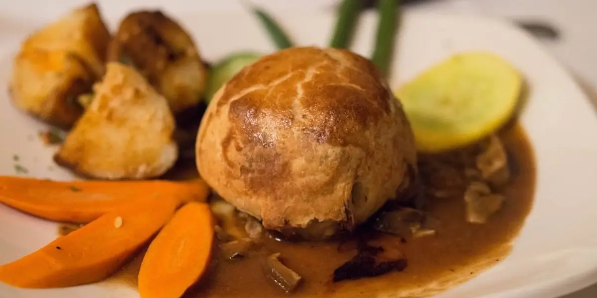 Classic Beef Wellington at Papillon Restaurant