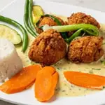 Pistachio Encrusted Wild Caught Scallops at Papillon Restaurant