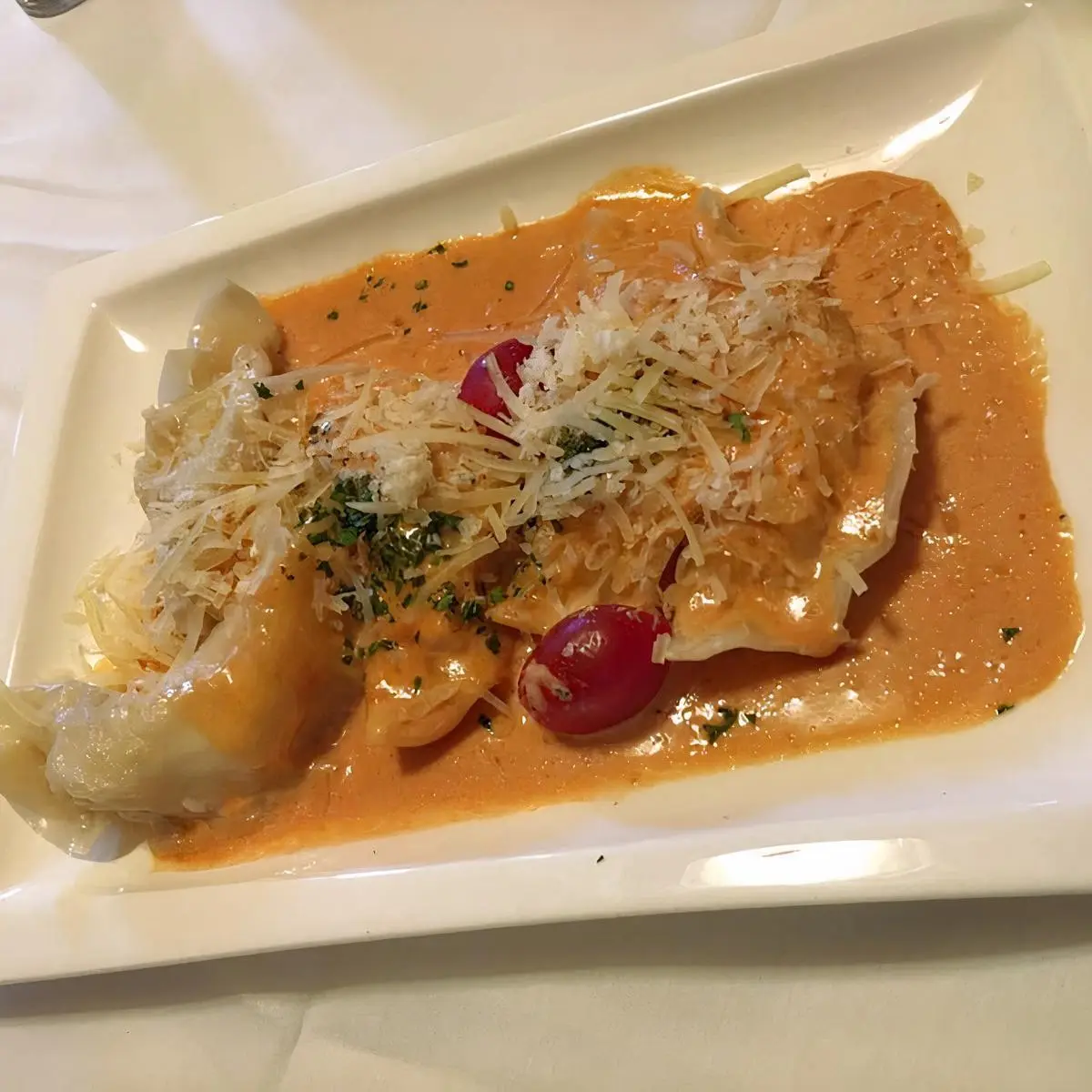 Roasted Forest Mushroom Ravioli at Papillon Restaurant