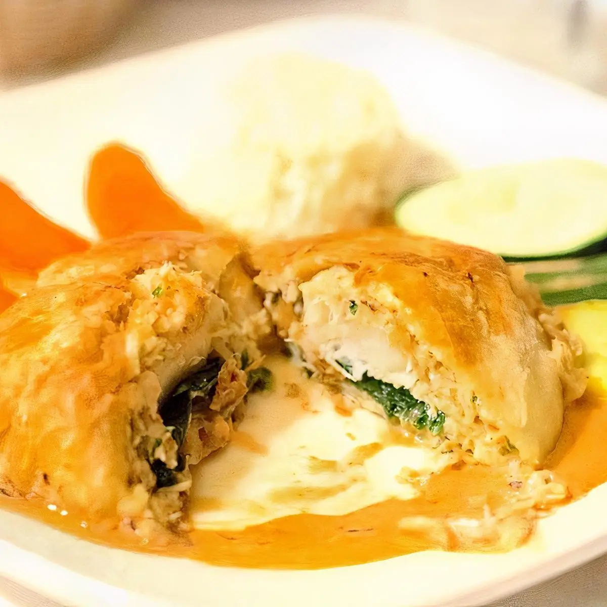 Seafood Wellington at Papillon Restaurant