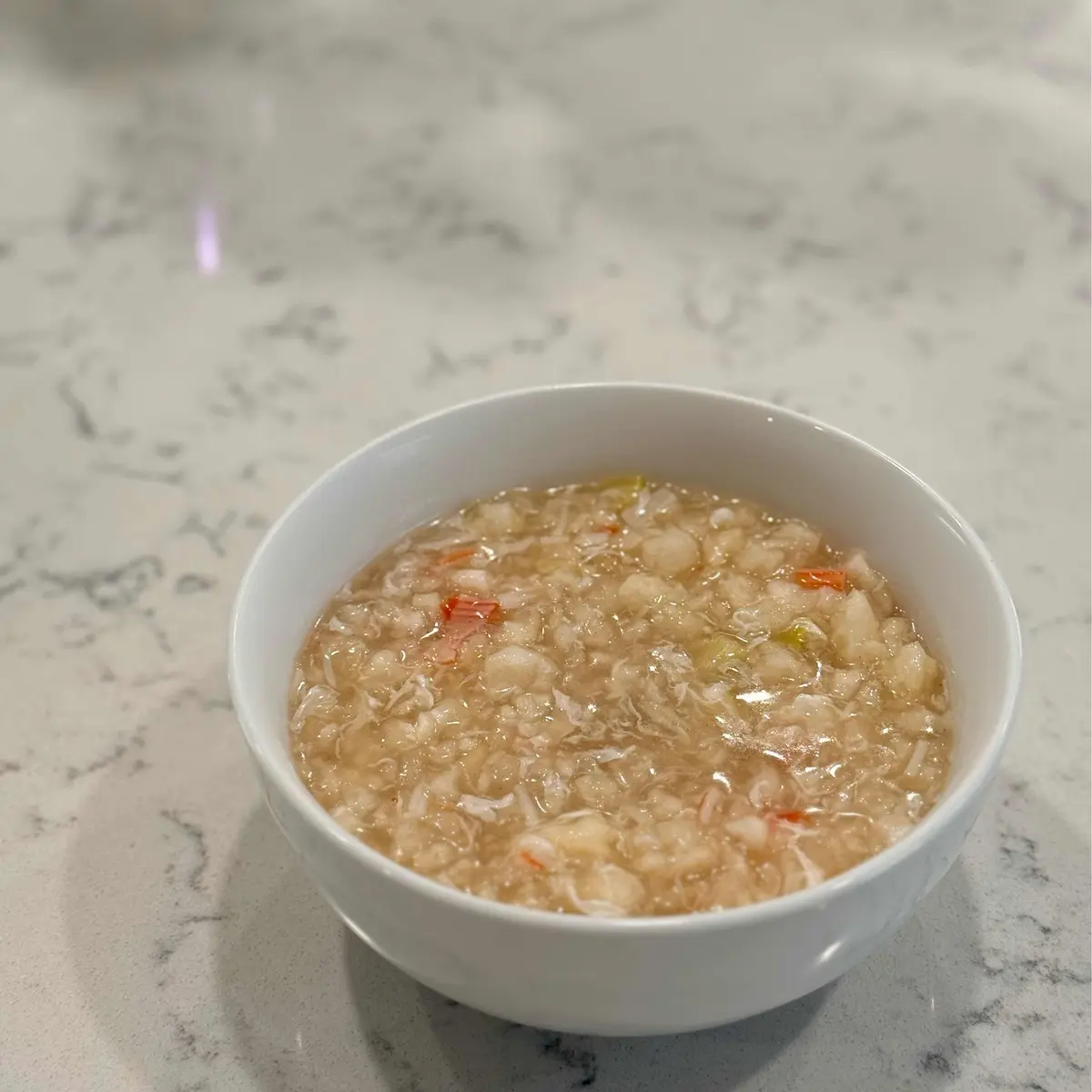 Crab Meat with Fish Maw Soup / 蟹肉魚肚羹 at Pearl Bay