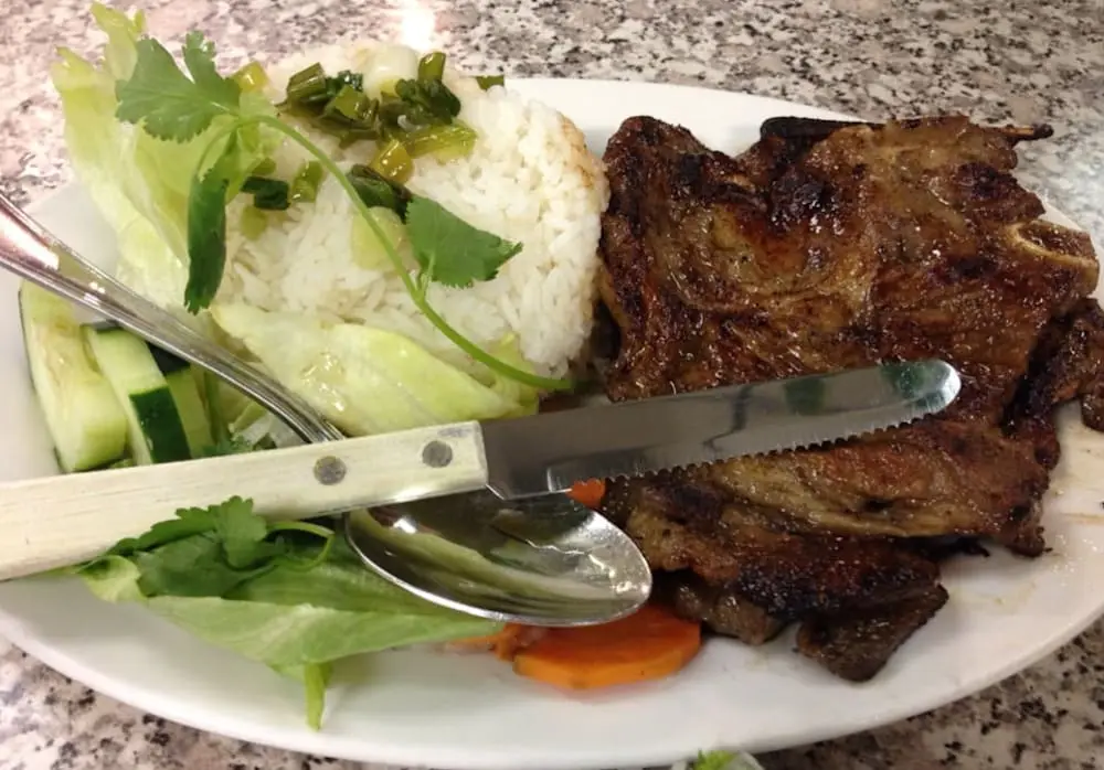 R3. Grilled Pork Chop over Rice Plate at Pho 99