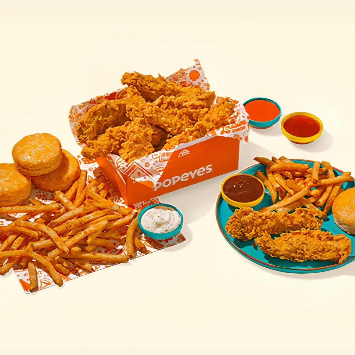 12Pc Handcrafted Tenders Family Meal at Popeyes Louisiana Kitchen