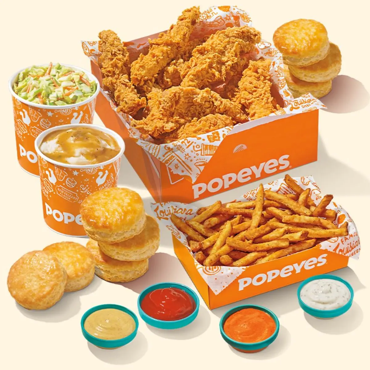 16Pc Handcrafted Tenders Family Meal at Popeyes Louisiana Kitchen