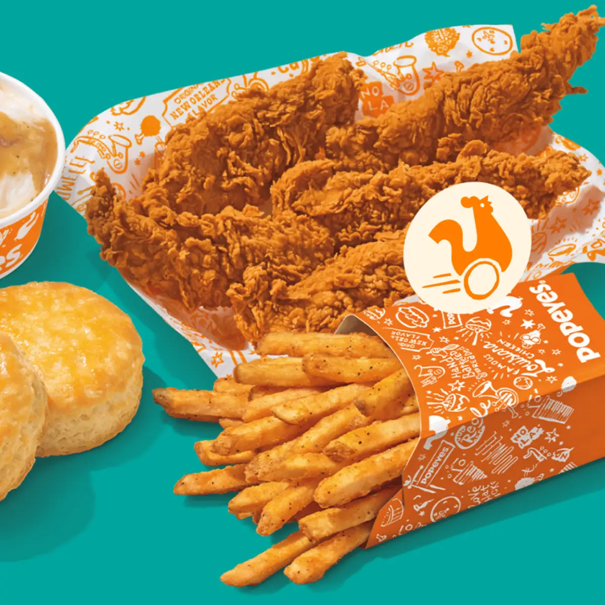 6Pc Tenders Meal Deal for 2 at Popeyes Louisiana Kitchen