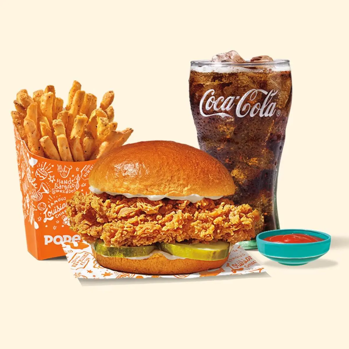 Classic Chicken Sandwich Combo at Popeyes Louisiana Kitchen