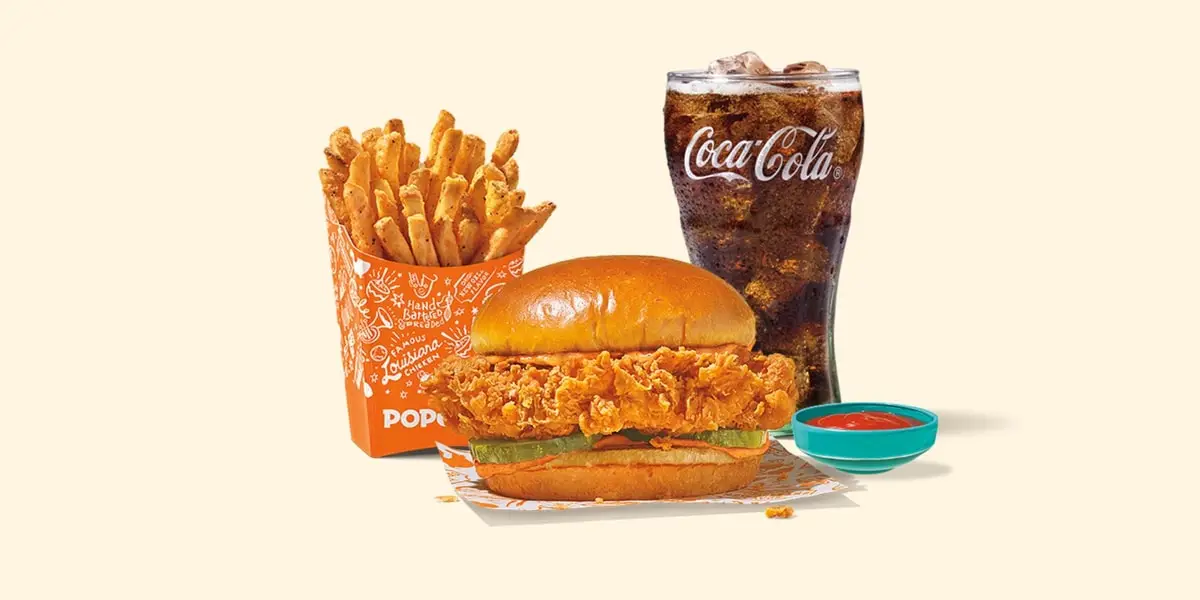 Spicy Chicken Sandwich Combo at Popeyes Louisiana Kitchen