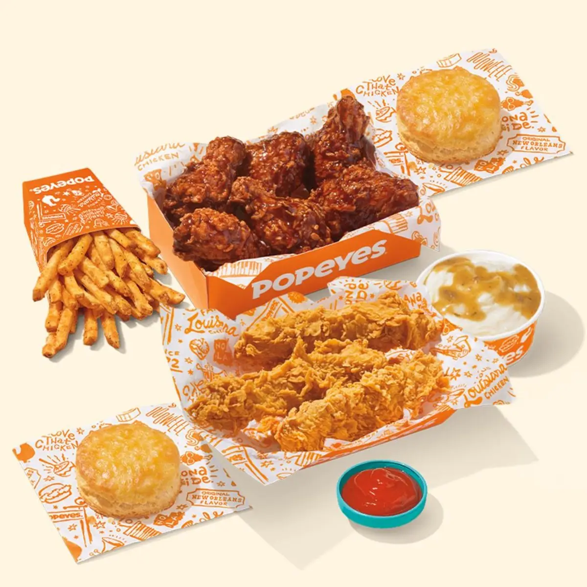 Wings 2 Can Dine at Popeyes Louisiana Kitchen
