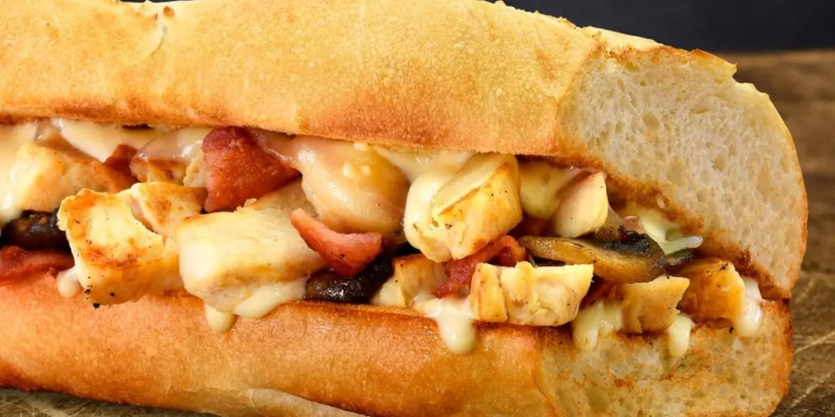 Chicken Carbonara at Quiznos