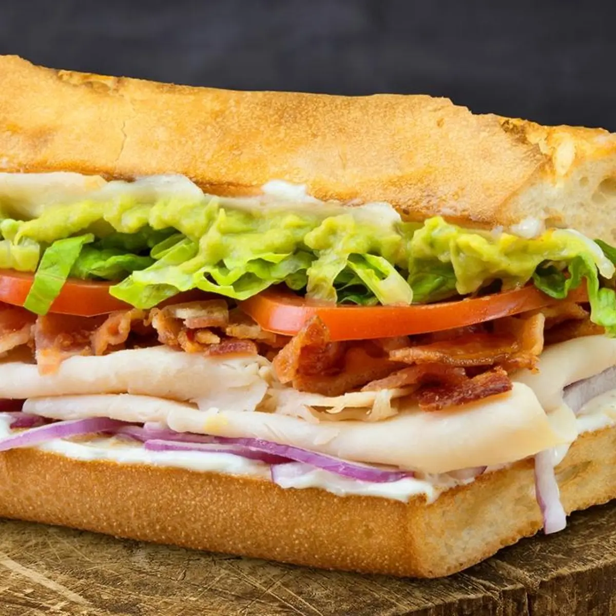 Turkey Bacon Guacamole at Quiznos