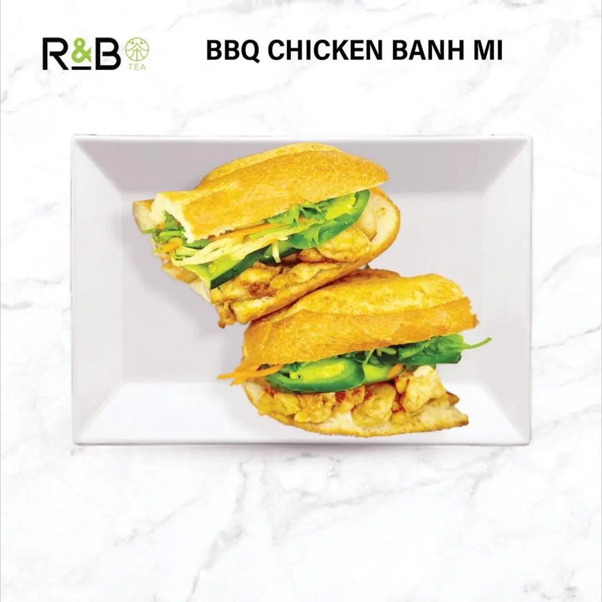 BBQ Chicken Banh Mi at R&B Tea - Fremont