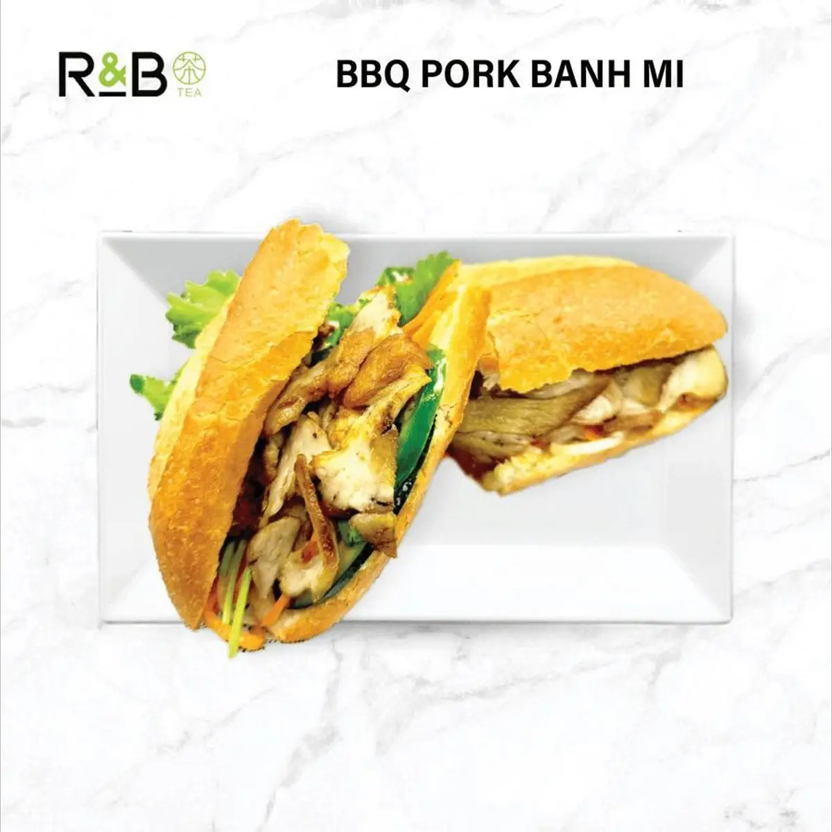 BBQ Pork Banh Mi at R&B Tea - Fremont