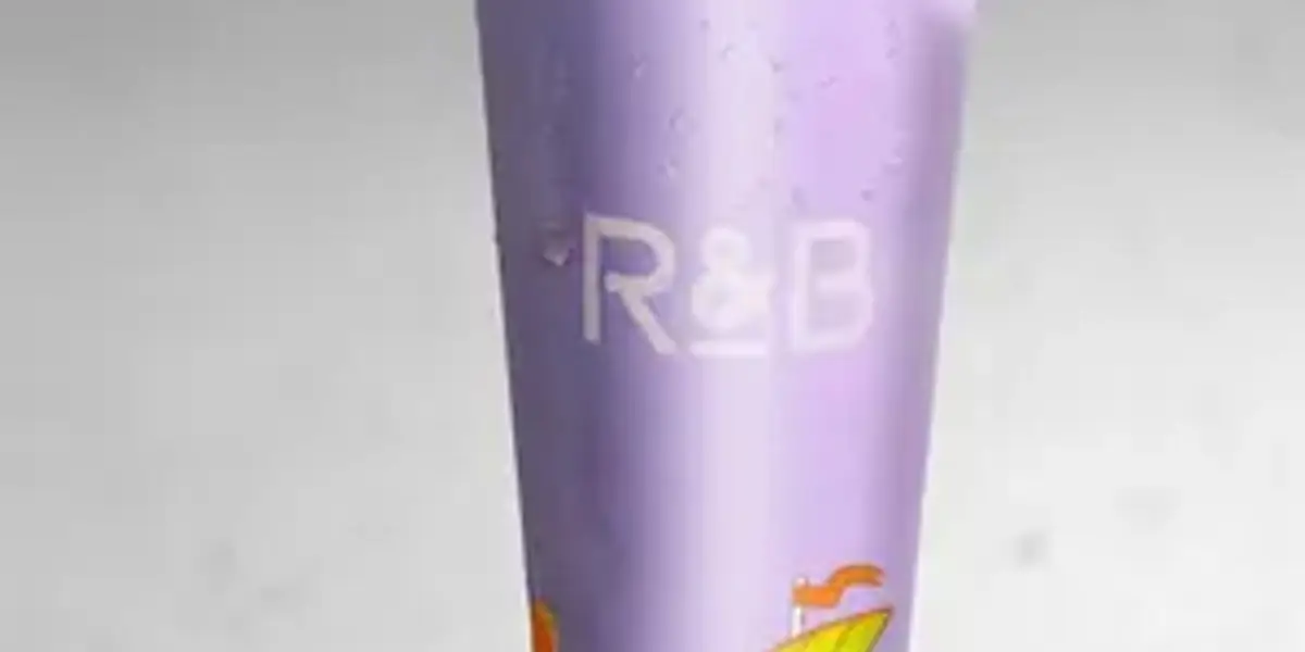 Taro Milk w/Boba at R&B Tea - Fremont