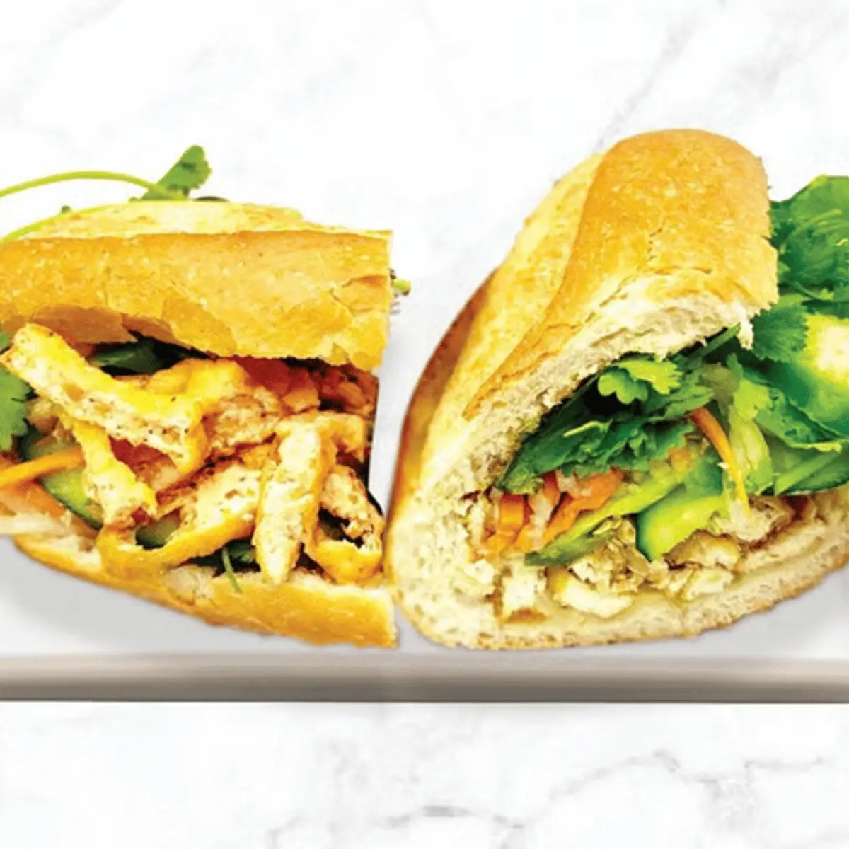 Tofu Banh Mi at R&B Tea - Fremont