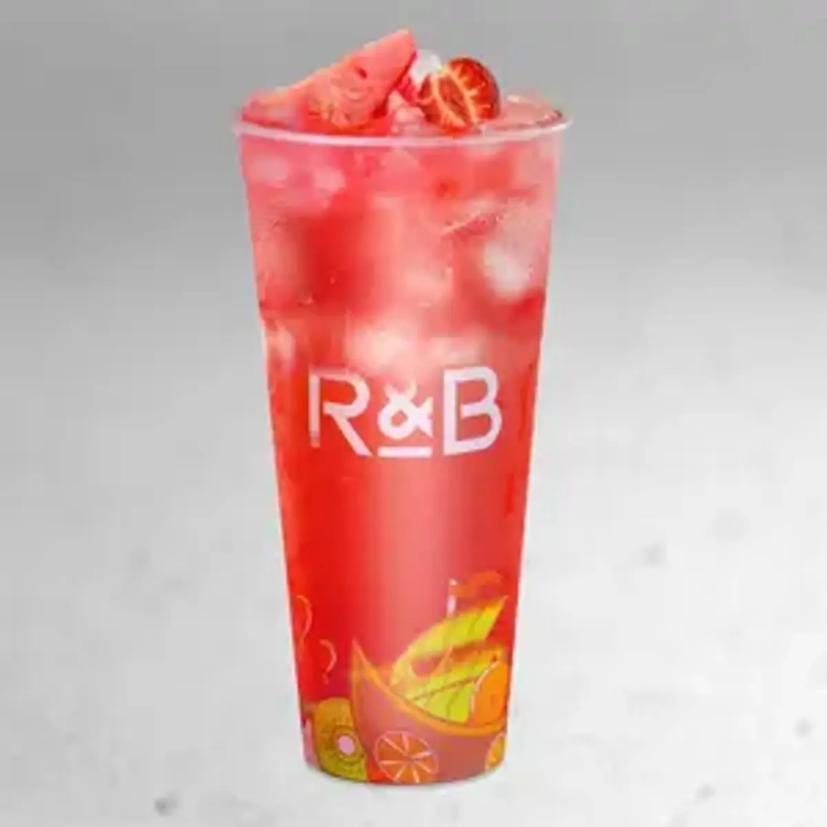 Watermelon - Strawberry Juice at R&B Tea - Fremont