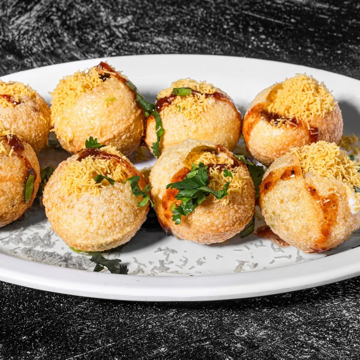 Dahi Sev Puri Chaat at Rajwadi Thali Chaat & Sweets