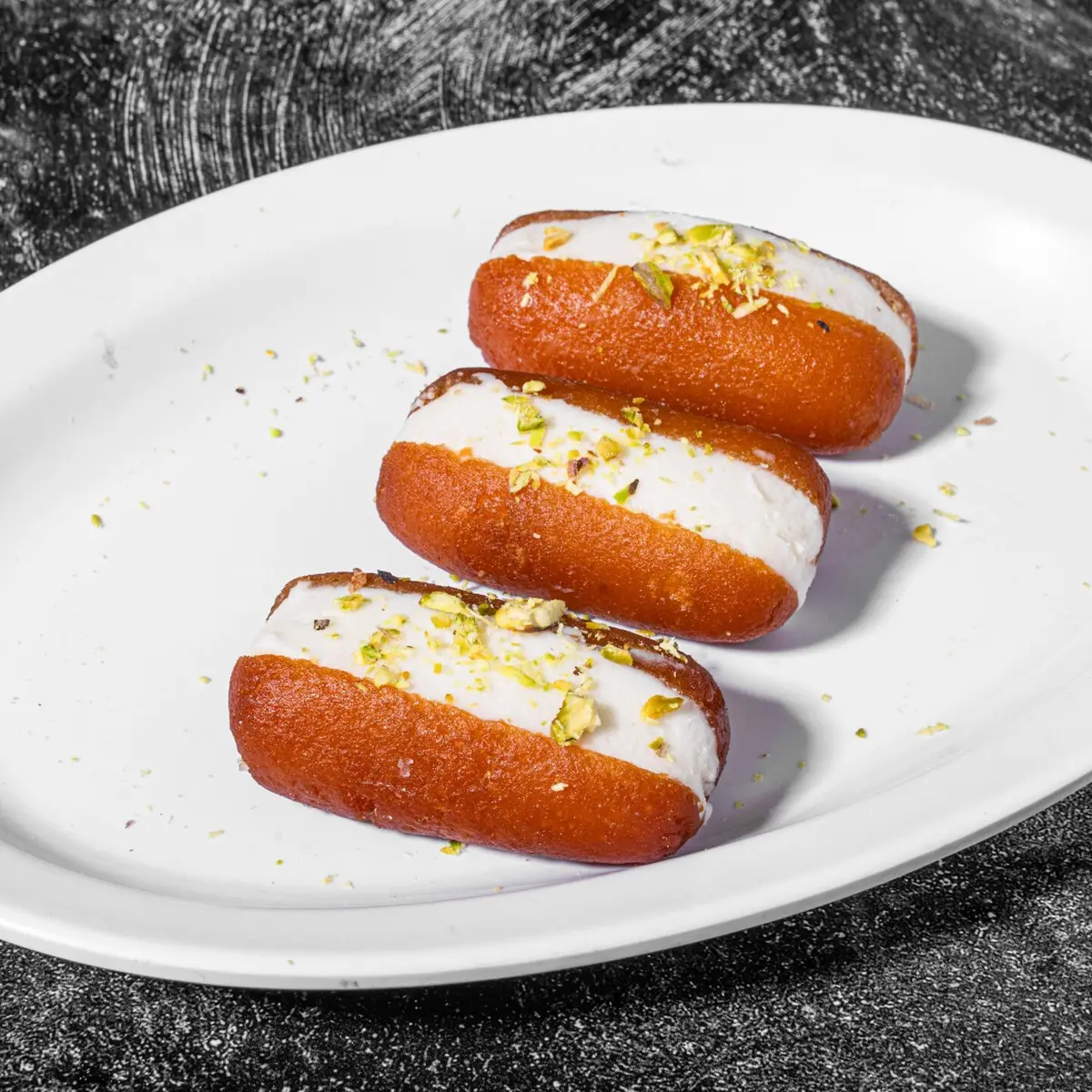 Fresh Malai Gulab Jamun at Rajwadi Thali Chaat & Sweets