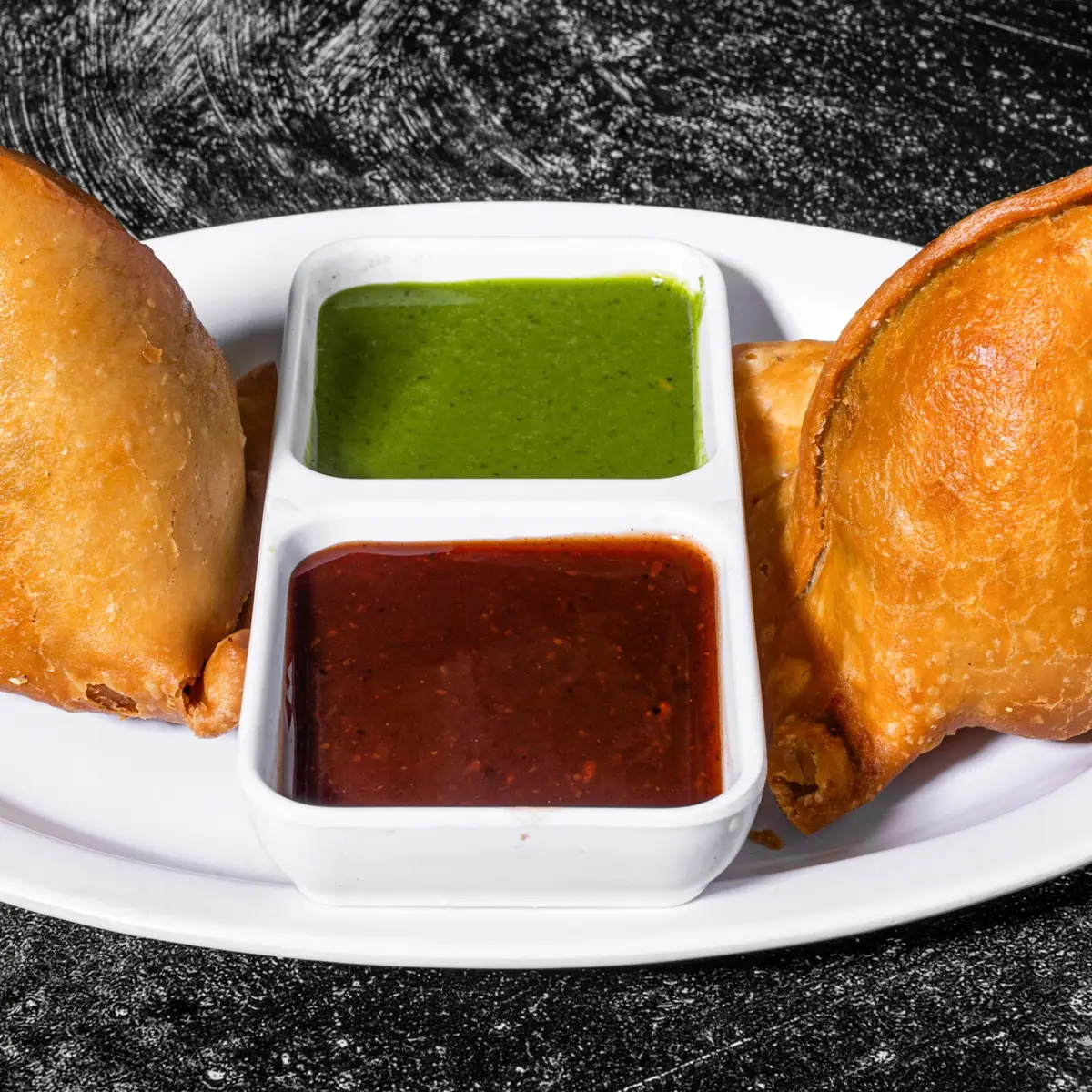 Fresh Samosa (2 pcs.) at Rajwadi Thali Chaat & Sweets