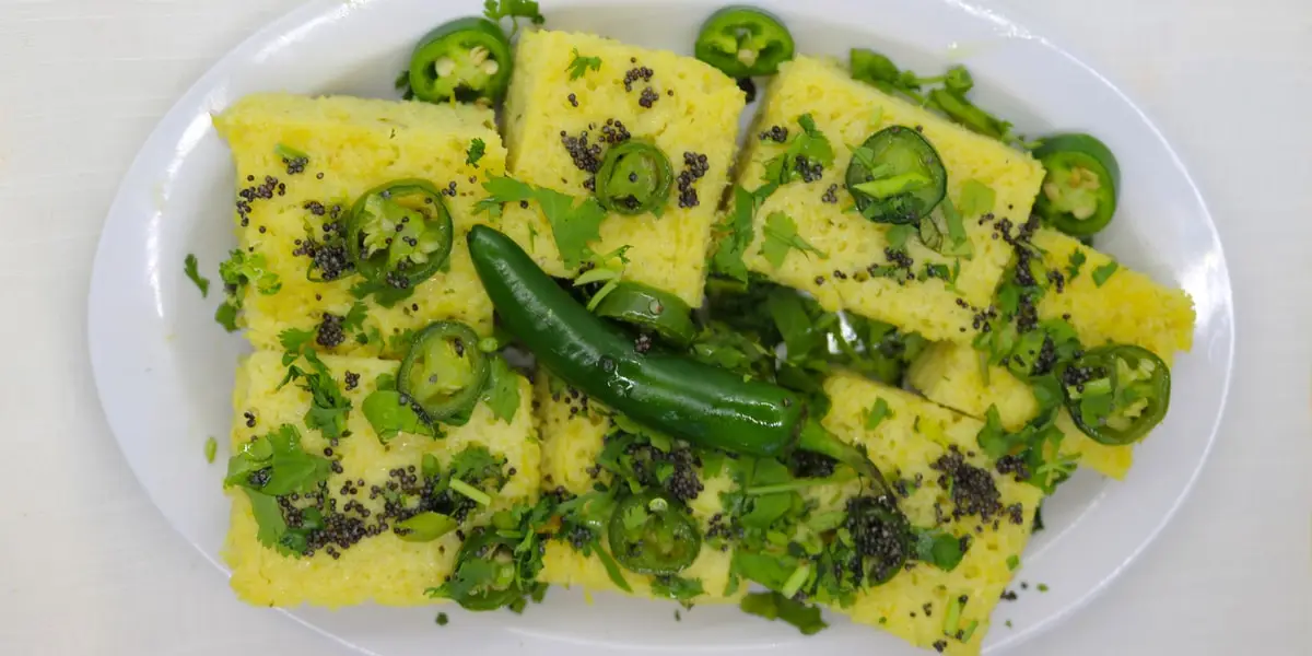 Khaman Dhokla (6-8 pcs.) at Rajwadi Thali Chaat & Sweets