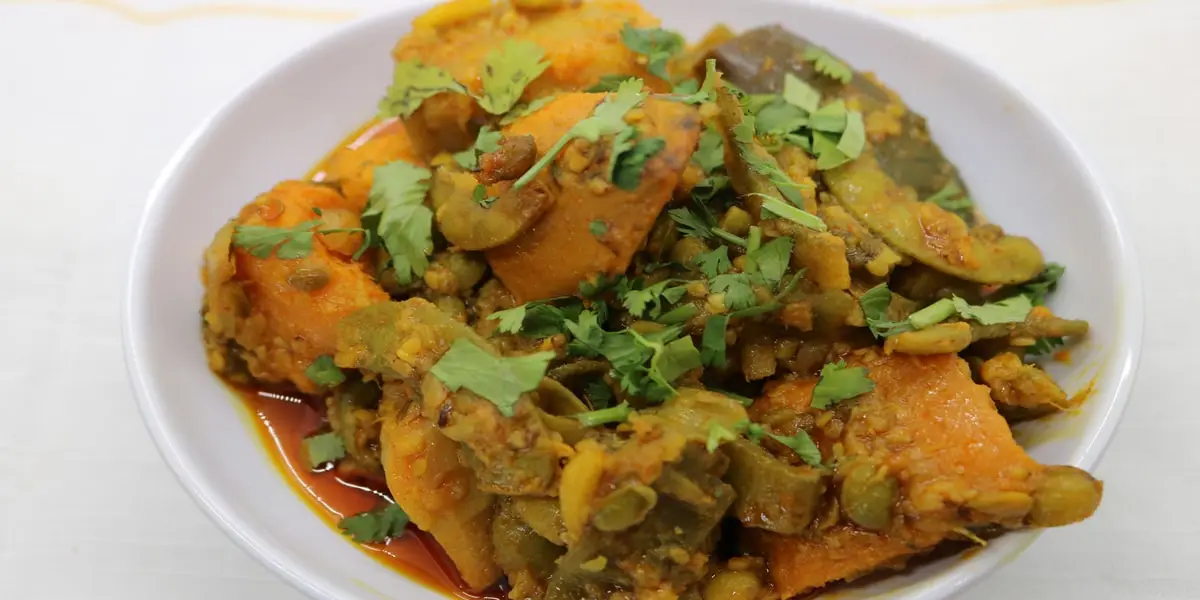Special Gujarati Surti Undhiyu at Rajwadi Thali Chaat & Sweets