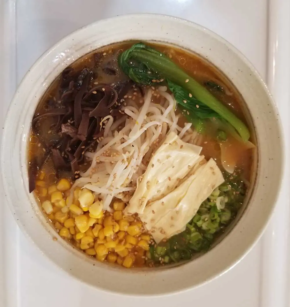 Vegetarian Miso Ramen at RAMEN ARASHI