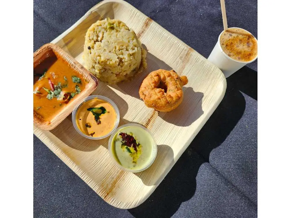 Pongal Vada Combo at Rameshwaram Cafe | Fremont
