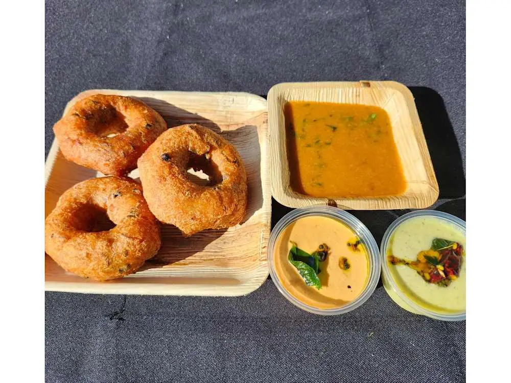 Uddina Vada (3pcs) at Rameshwaram Cafe | Fremont
