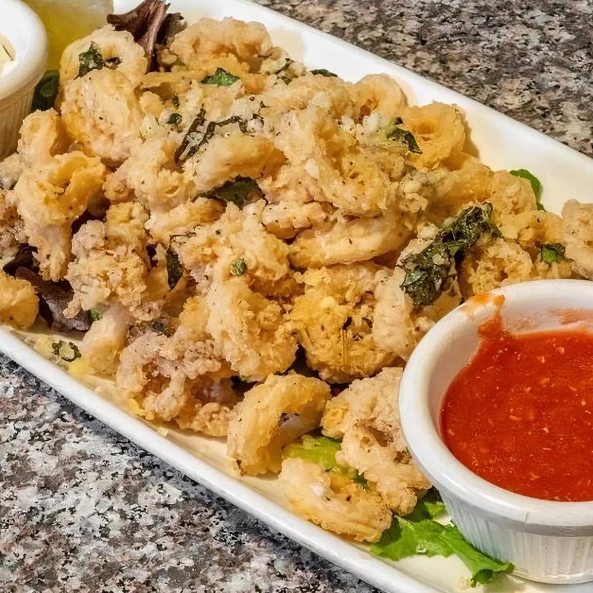 Calamari Fritti at Ristorante IL Porcino