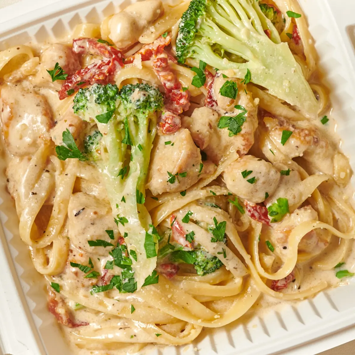 Fettuccini Alfredo at Ristorante IL Porcino