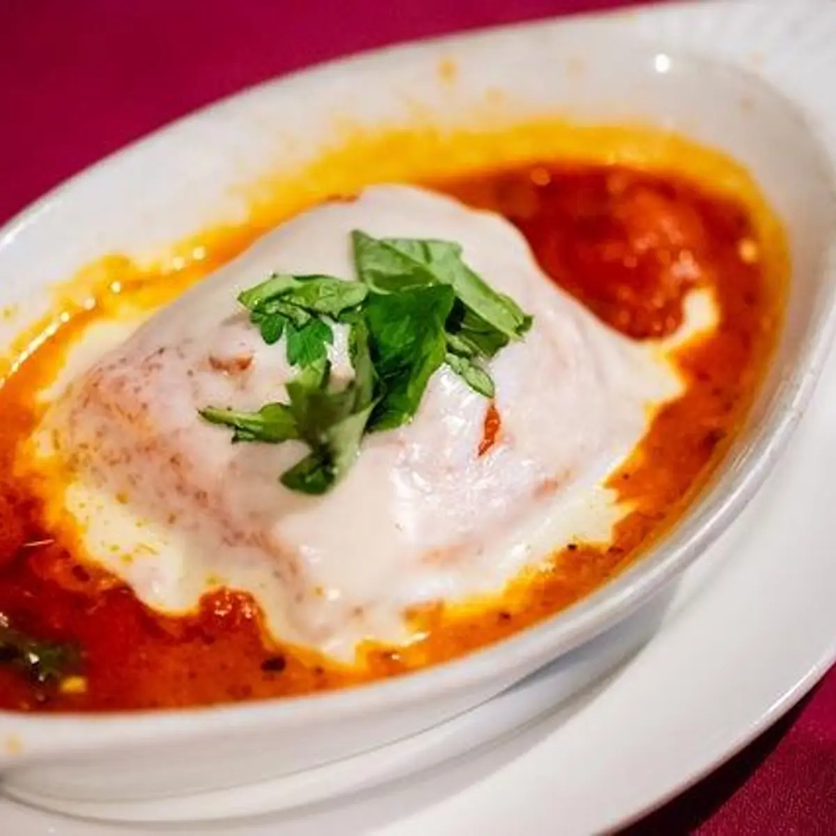 Lasagna Bistecca at Ristorante IL Porcino