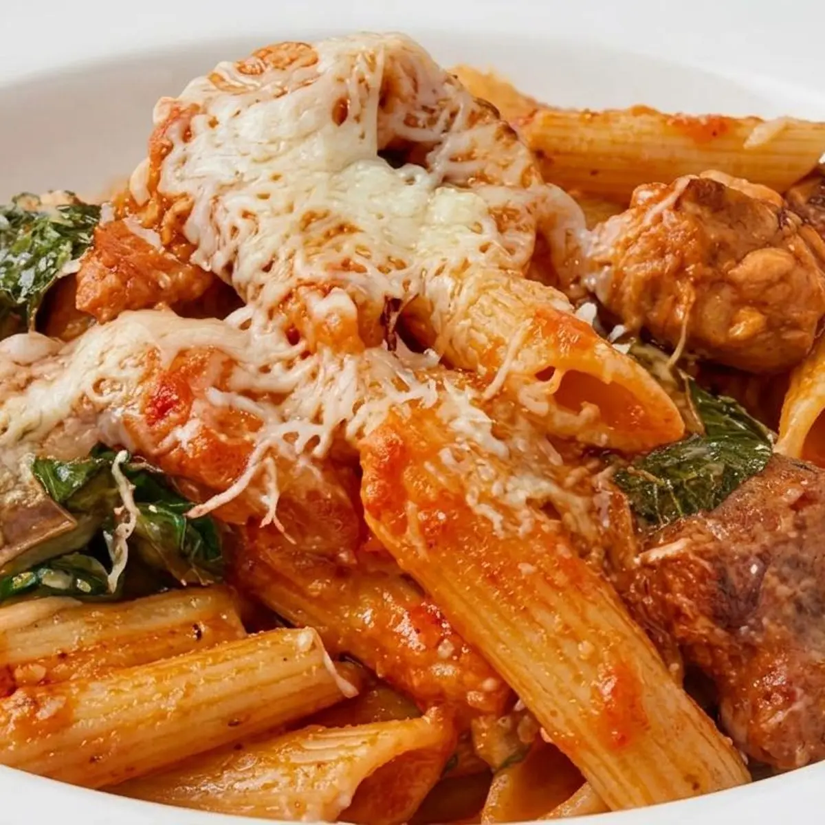 PENNE CON SALSICCIA at Ristorante IL Porcino