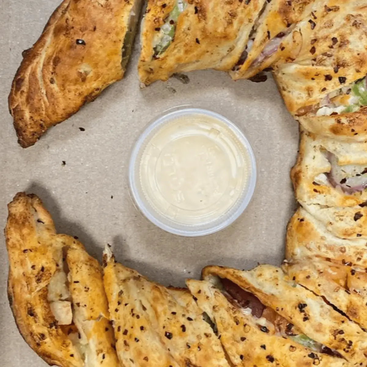 Chicken Noodle Roll at Roll N Crust