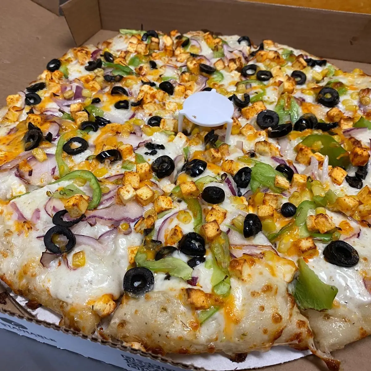 Creamy Cottage Pizza at Roll N Crust