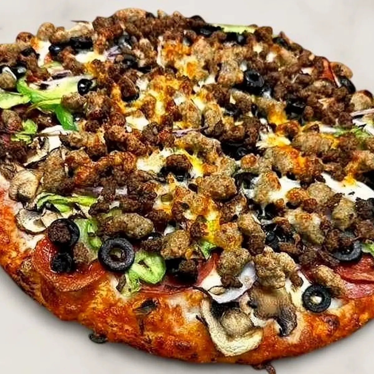 Smokehouse Supreme Pizza at Roll N Crust
