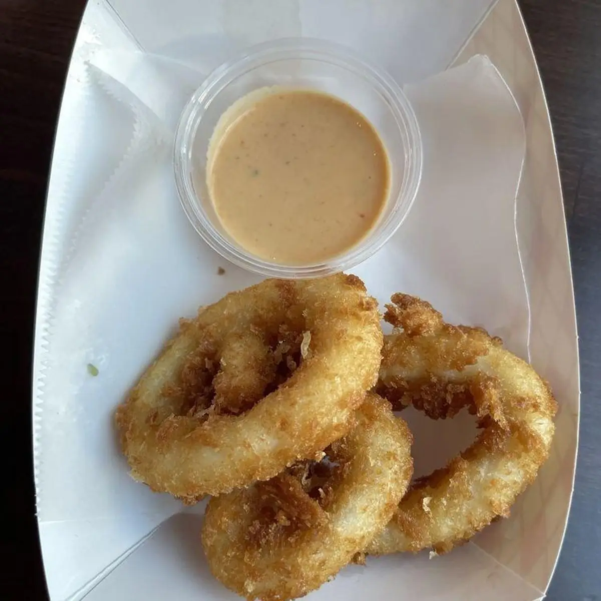 Fried Calamari (5pcs) at Sake2Me Sushi