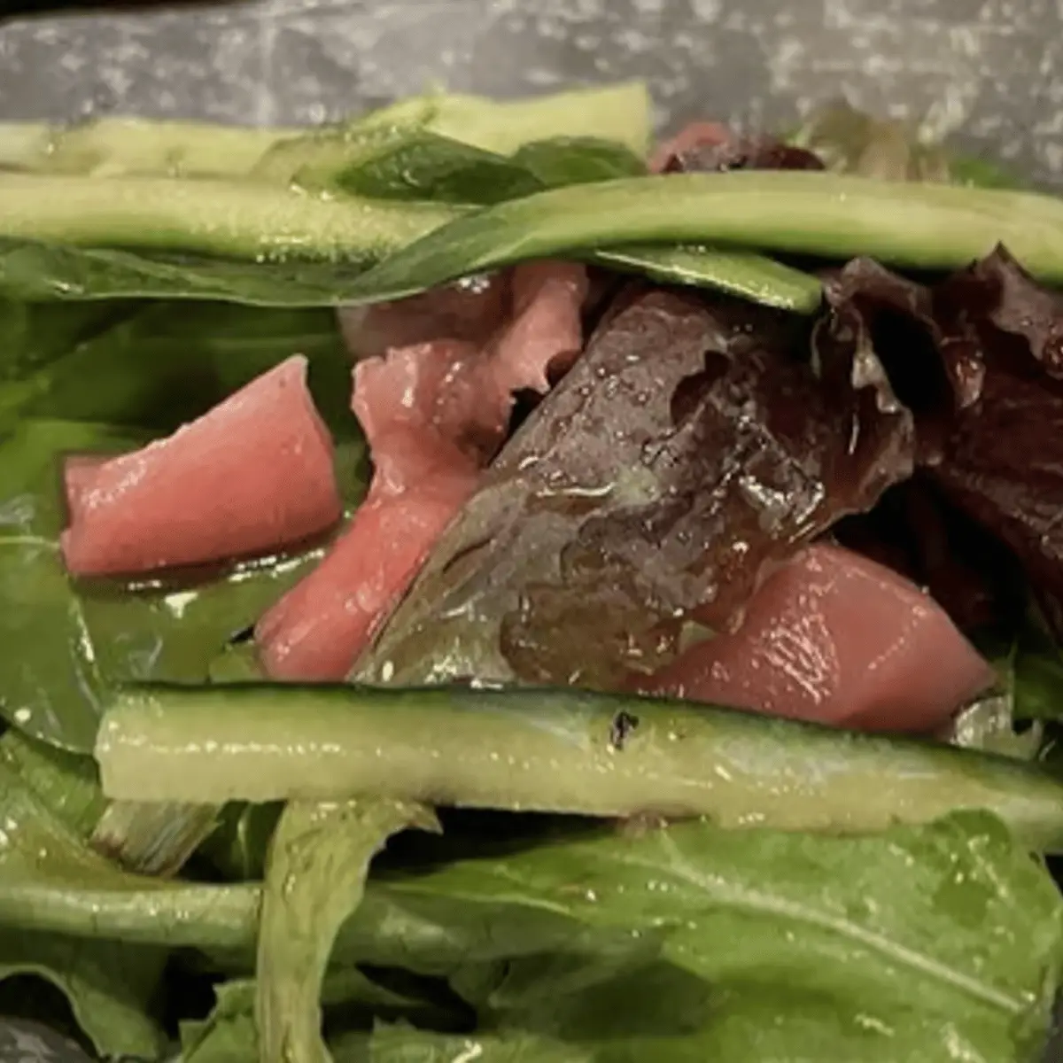 Sashimi Salad at Sake2Me Sushi