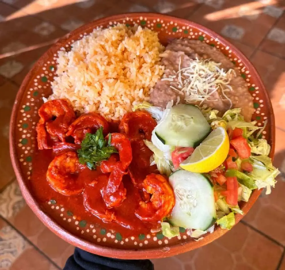 Camarones A La Diabla at Salsa Picante